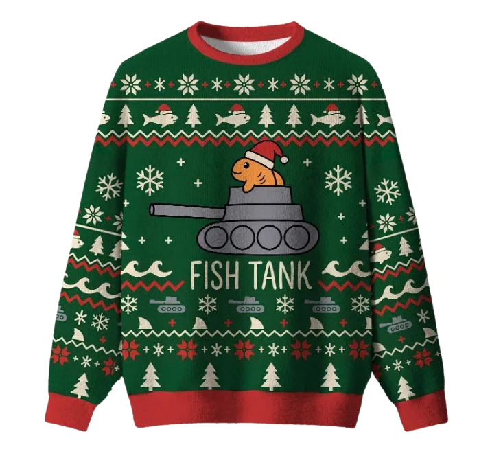 Fish Tank Ugly Christmas Sweater