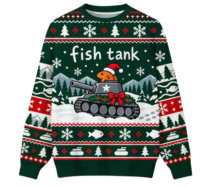 Fish Tank Ugly Christmas Sweater