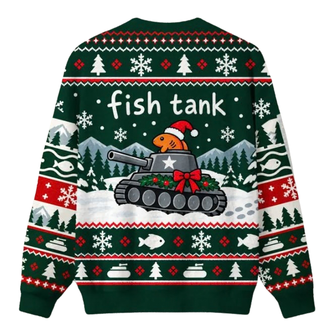 Fish Tank Ugly Christmas Sweater