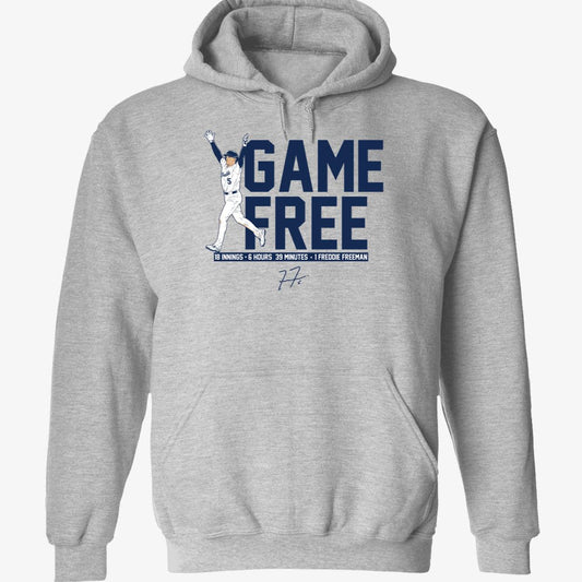 Freddie Freeman Game Free 18 Innings 6 Hours 39 Minutes Hoodie