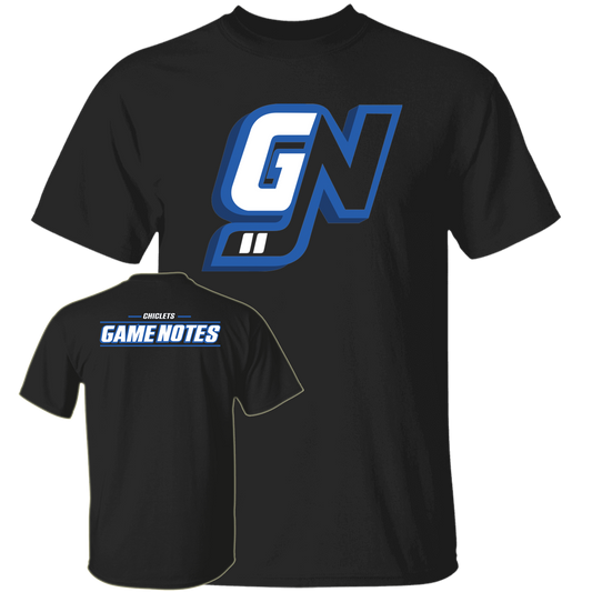 [Front + Back] Game Notes Initials Shirt