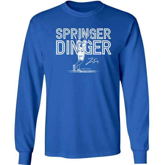 George Springer Dinger Long Sleeve Shirt