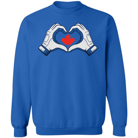George Springer Vladimir Guerrero Jr George's Hand Heart Maple Leaf Sweatshirt