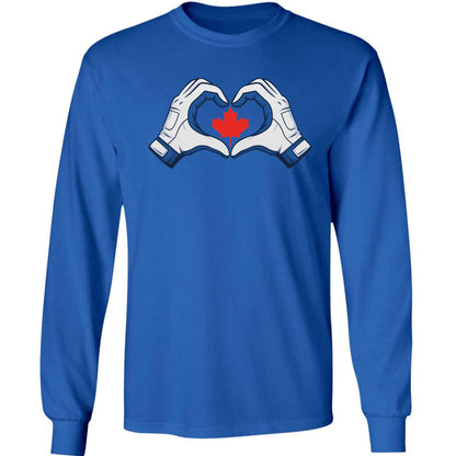George Springer Vladimir Guerrero Jr George's Hand Heart Maple Leaf Premium SS T-Shirt