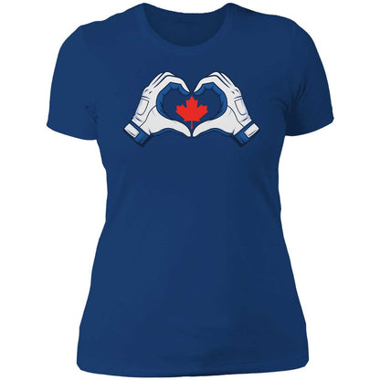 George Springer Vladimir Guerrero Jr George's Hand Heart Maple Leaf Premium SS T-Shirt