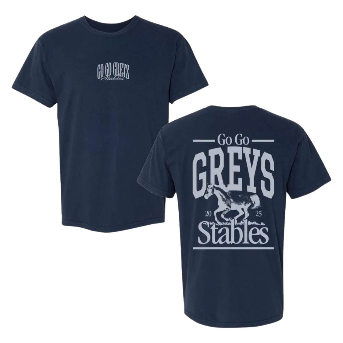 [Front + Back] Go Go Greys Stables Shirt