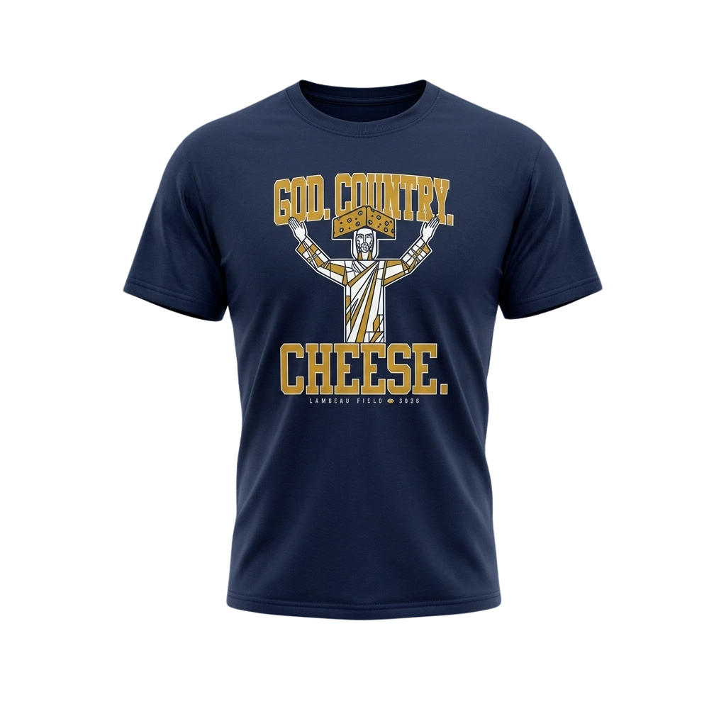 God Country Cheese Lambeau Field 2026 Shirt