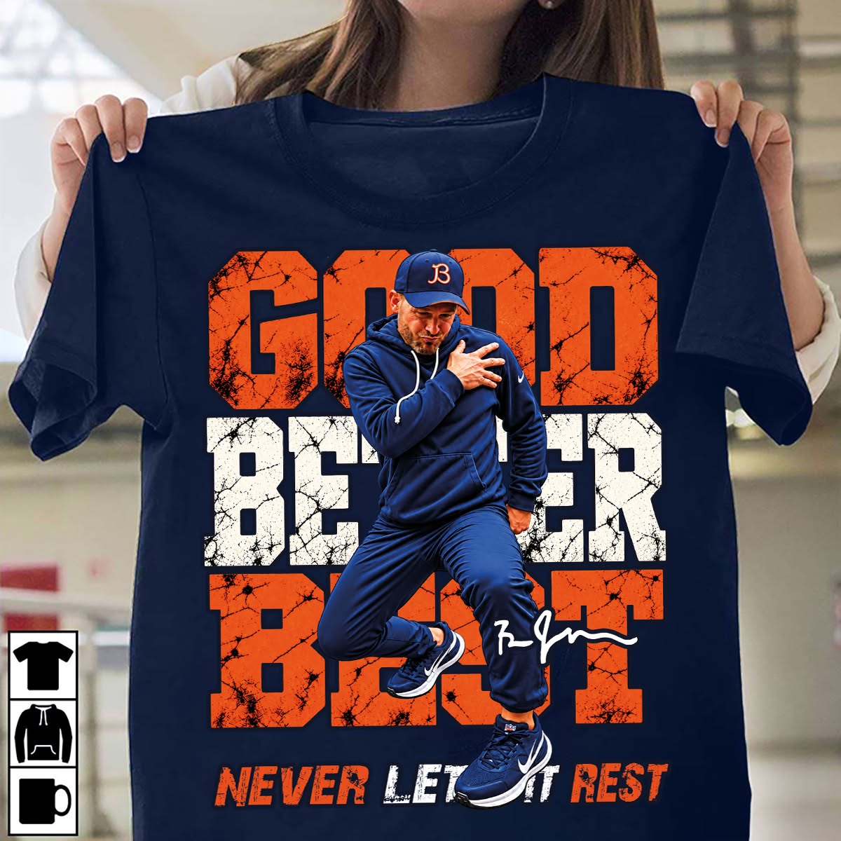Good Better Best Never Let It Rest Ben Johnson Shirt