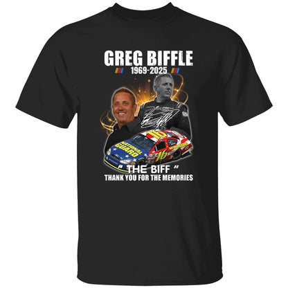 Greg Biffle 1969 2025 The Biff Thank You For The Memories Premium SS T-Shirt