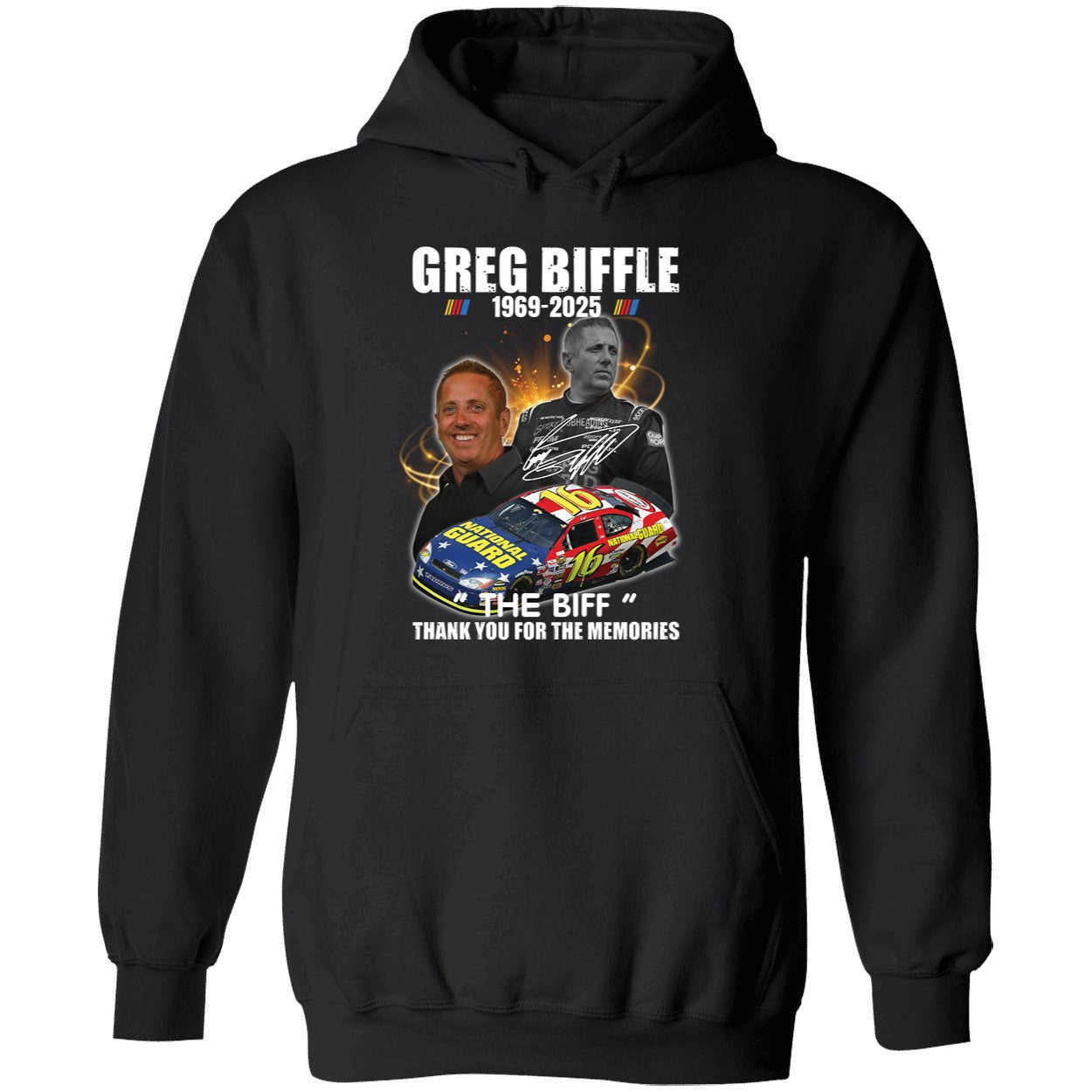 Greg Biffle 1969 2025 The Biff Thank You For The Memories Premium SS T-Shirt