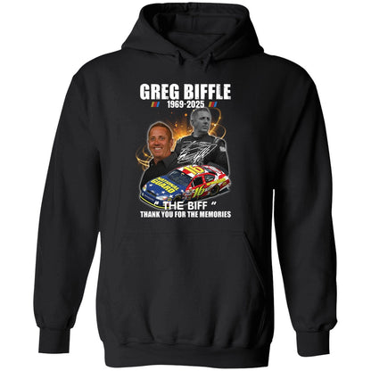 Greg Biffle 1969 2025 The Biff Thank You For The Memories Premium SS T-Shirt
