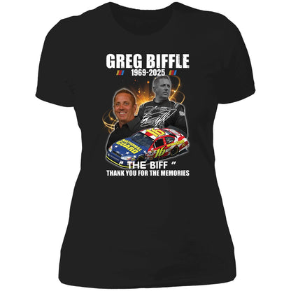 Greg Biffle 1969 2025 The Biff Thank You For The Memories Premium SS T-Shirt