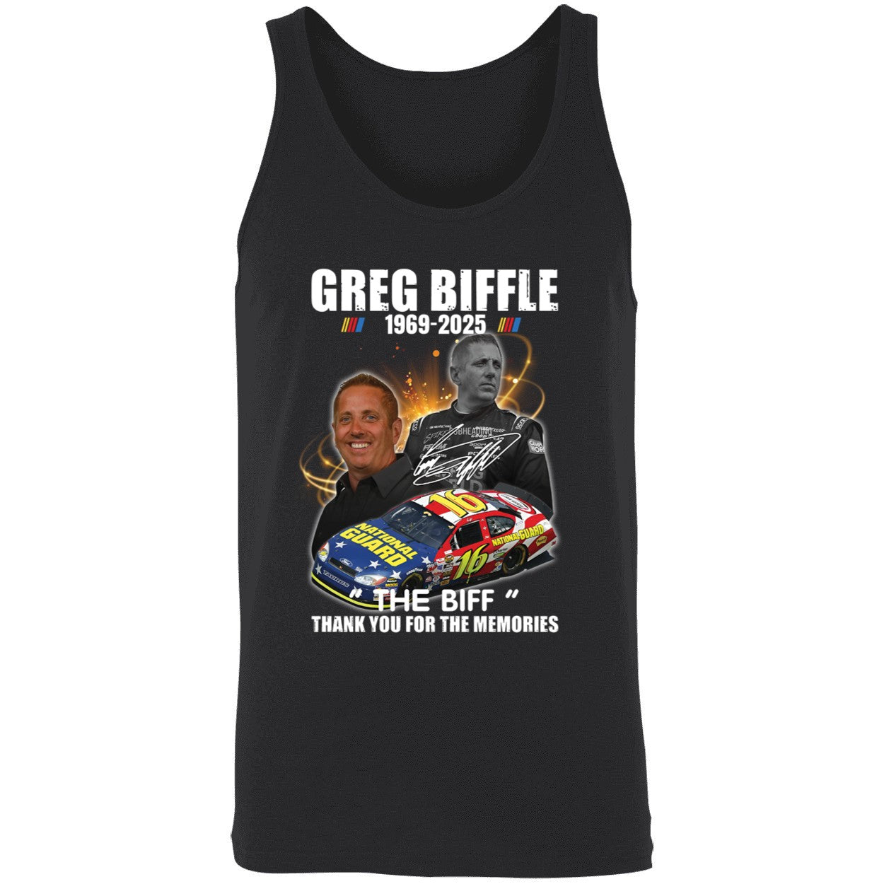 Greg Biffle 1969 2025 The Biff Thank You For The Memories Premium SS T-Shirt