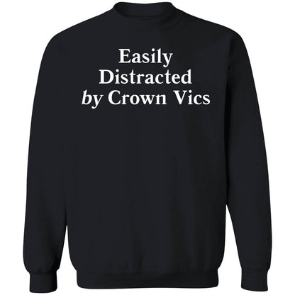 Greg Biffle Easily Distracted By Crown Vics Hoodie
