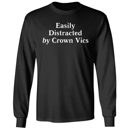 Greg Biffle Easily Distracted By Crown Vics Hoodie