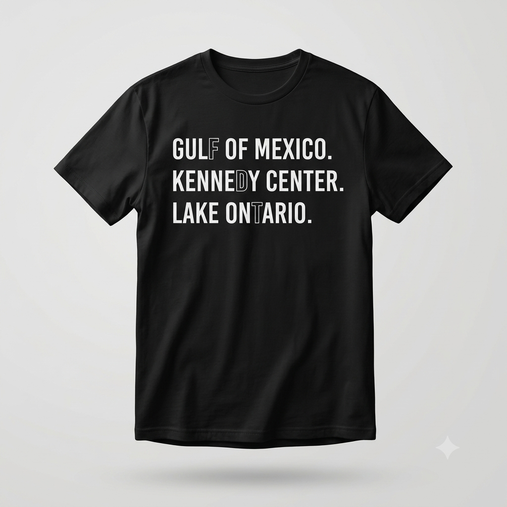 Gulf Of Mexico Kennedy Center Lake Ontario Shirt