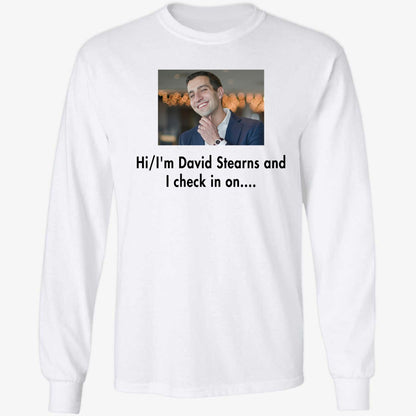 Hi I'm David Stearns And I Check In On Shirt