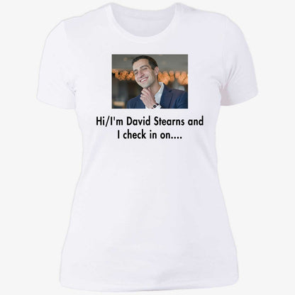 Hi I'm David Stearns And I Check In On Shirt