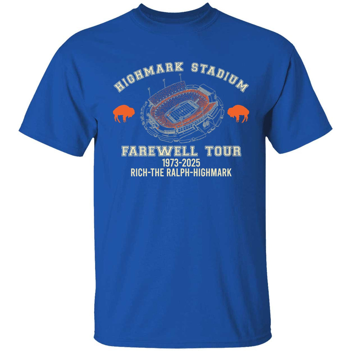 Highmark Stadium Farewell Tour 1973 2025 Rich The Ralph Highmark Shirt