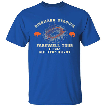 Highmark Stadium Farewell Tour 1973 2025 Rich The Ralph Highmark Shirt