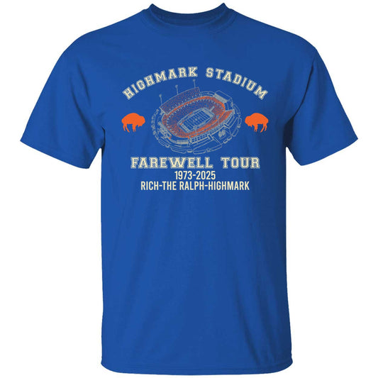 Highmark Stadium Farewell Tour 1973 2025 Rich The Ralph Highmark Shirt