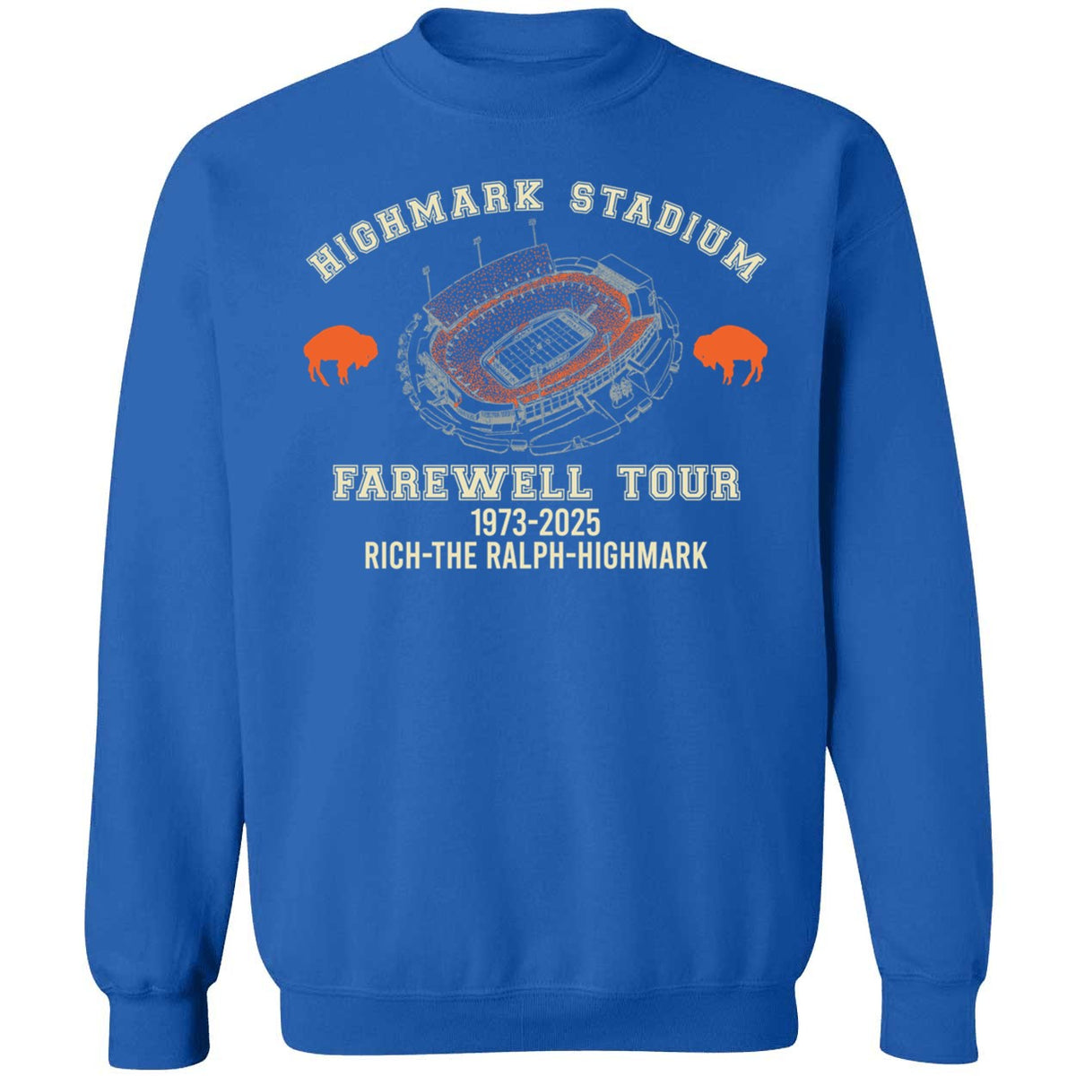 Highmark Stadium Farewell Tour 1973 2025 Rich The Ralph Highmark Shirt