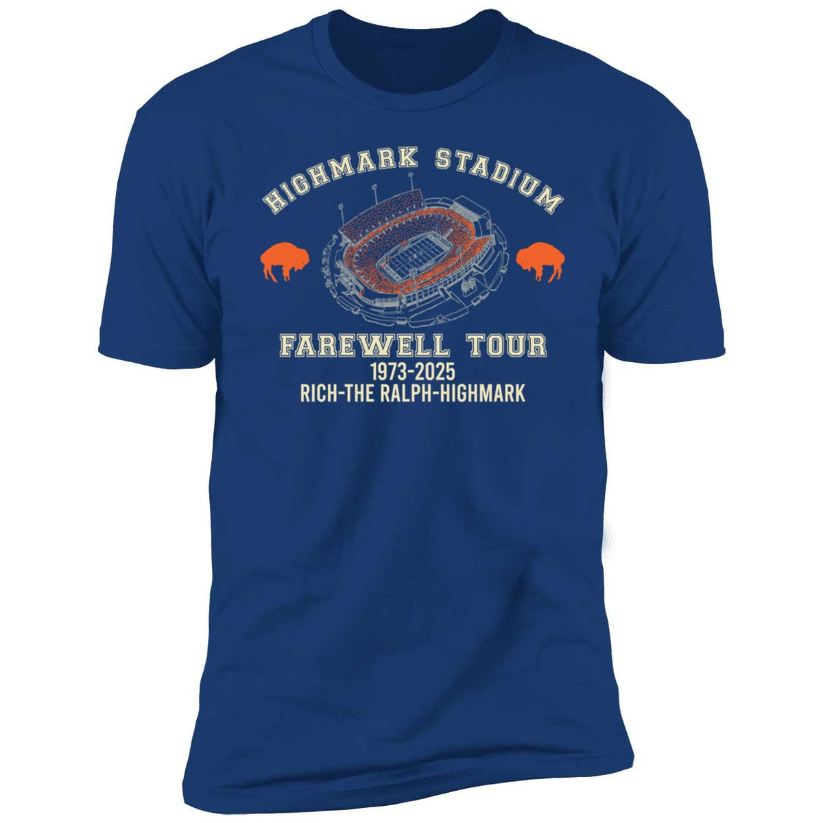 Highmark Stadium Farewell Tour 1973 2025 Rich The Ralph Highmark Shirt