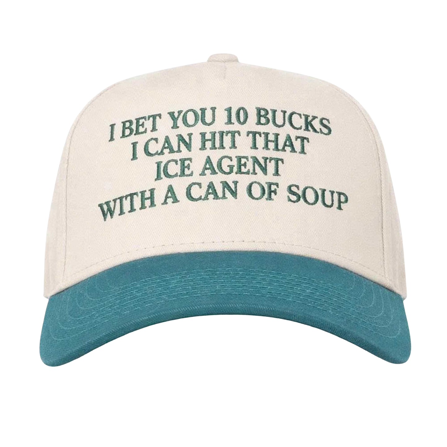 I Bet You 10 Bucks I Can Hit That Ice Agent With A Can Of Soup Hat