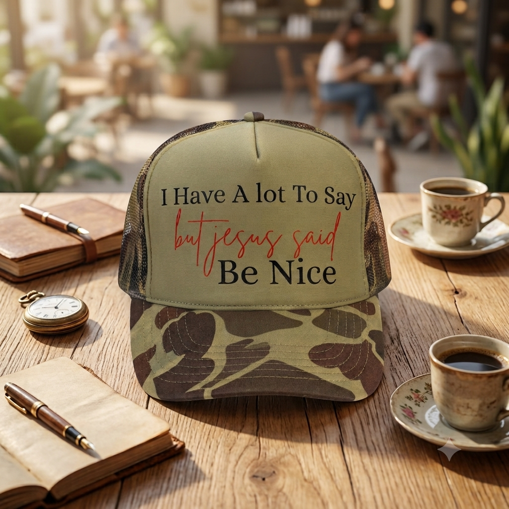 I Have A Lot To Say But Jesus Said Be Nice Hat