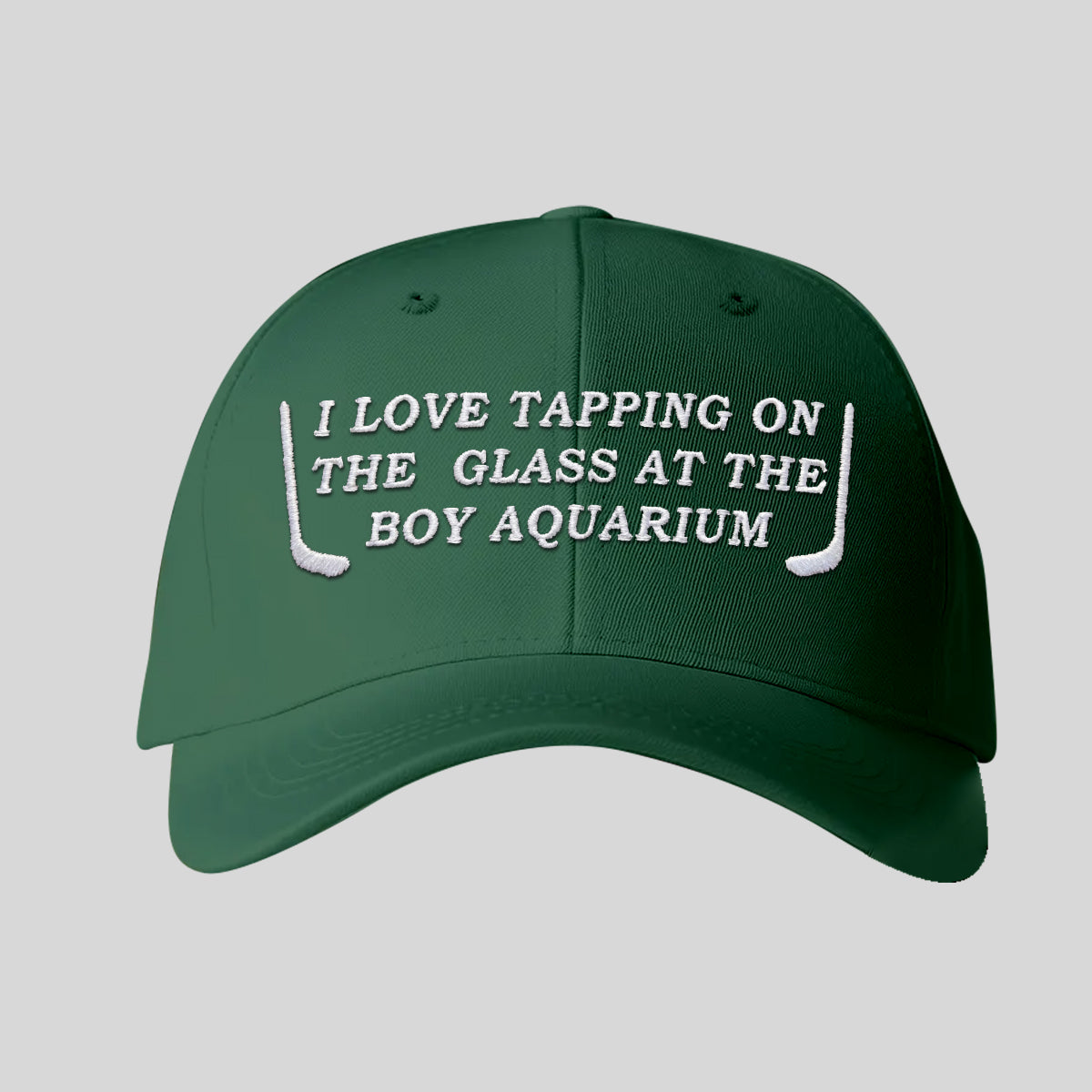 I Love Tapping On The Glass At The Boy Aquarium Hat