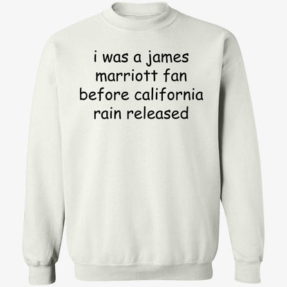 I Was A James Marriott Fan Before California Rain Released Shirt