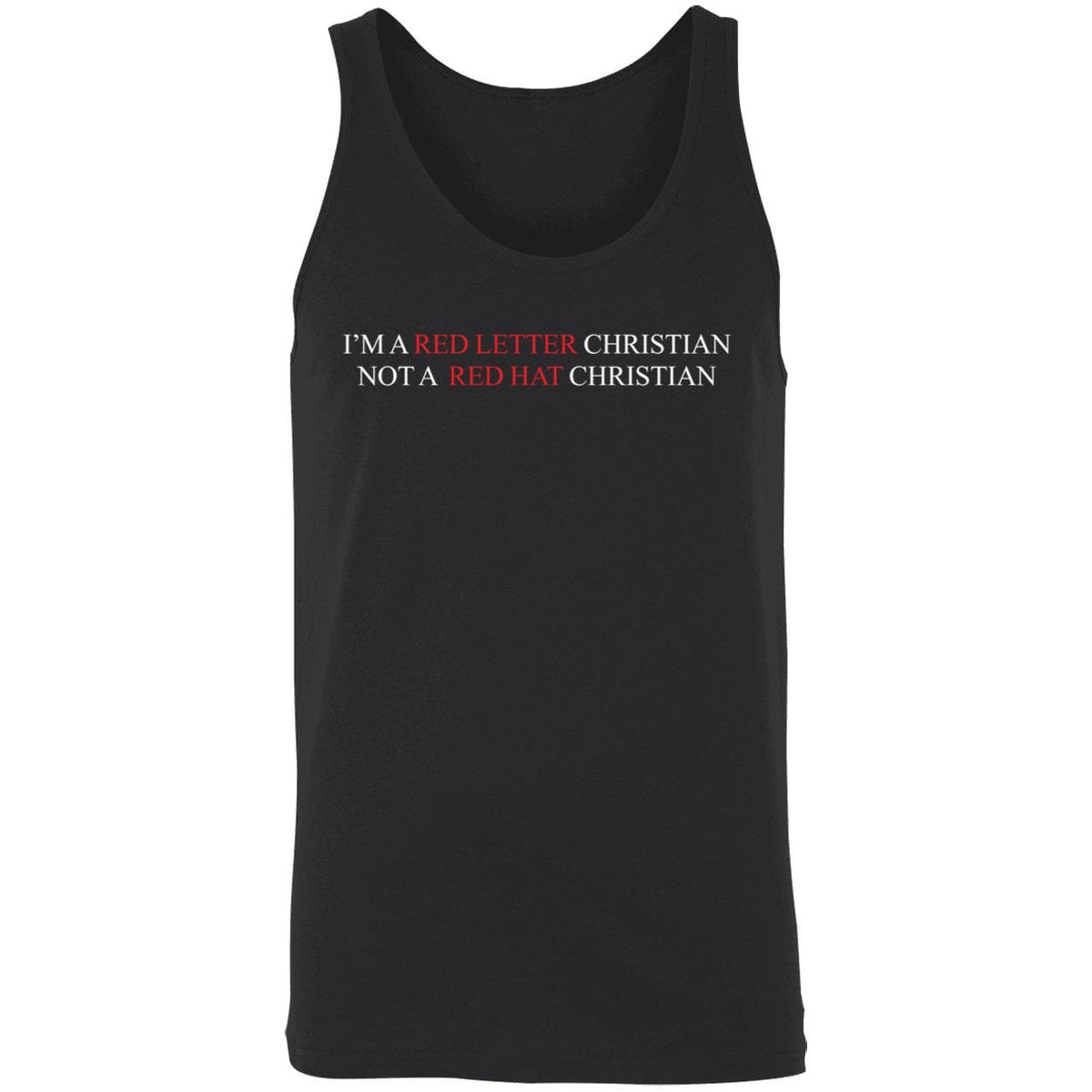 I'm A Red Letter Christian Not A Red Hat Christian Shirt
