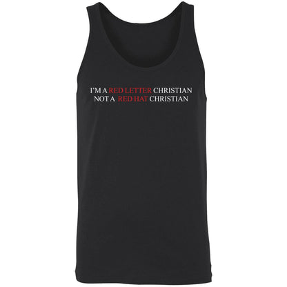 I'm A Red Letter Christian Not A Red Hat Christian Shirt