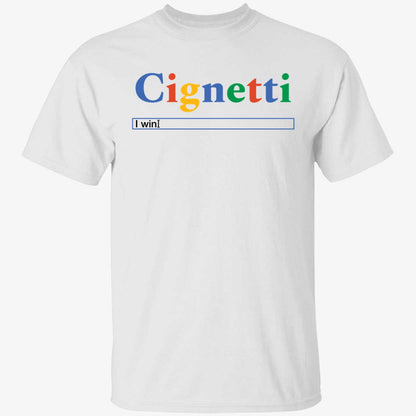 Indiana Cignetti I Win Search Bar Shirt