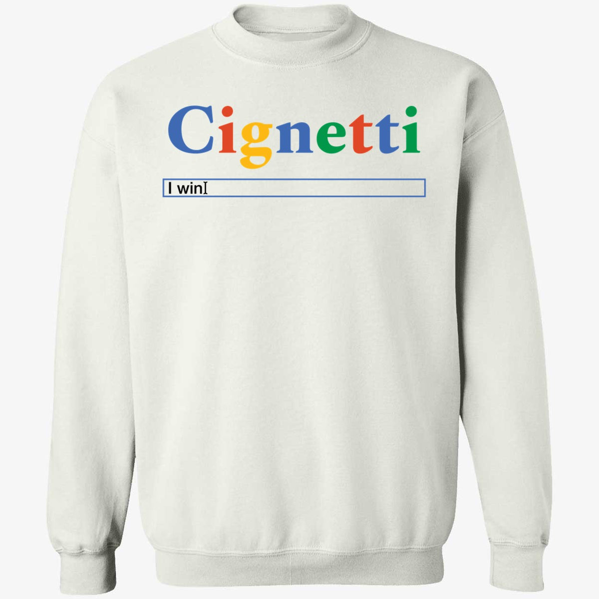 Indiana Cignetti I Win Search Bar Shirt