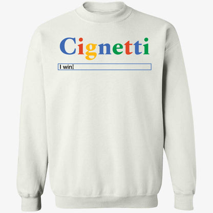 Indiana Cignetti I Win Search Bar Shirt