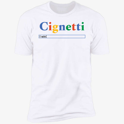 Indiana Cignetti I Win Search Bar Shirt