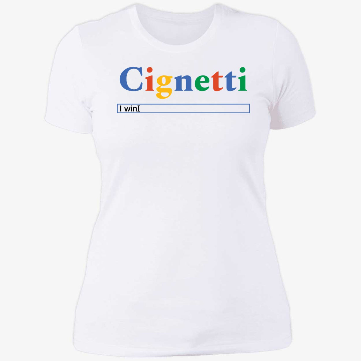 Indiana Cignetti I Win Search Bar Shirt