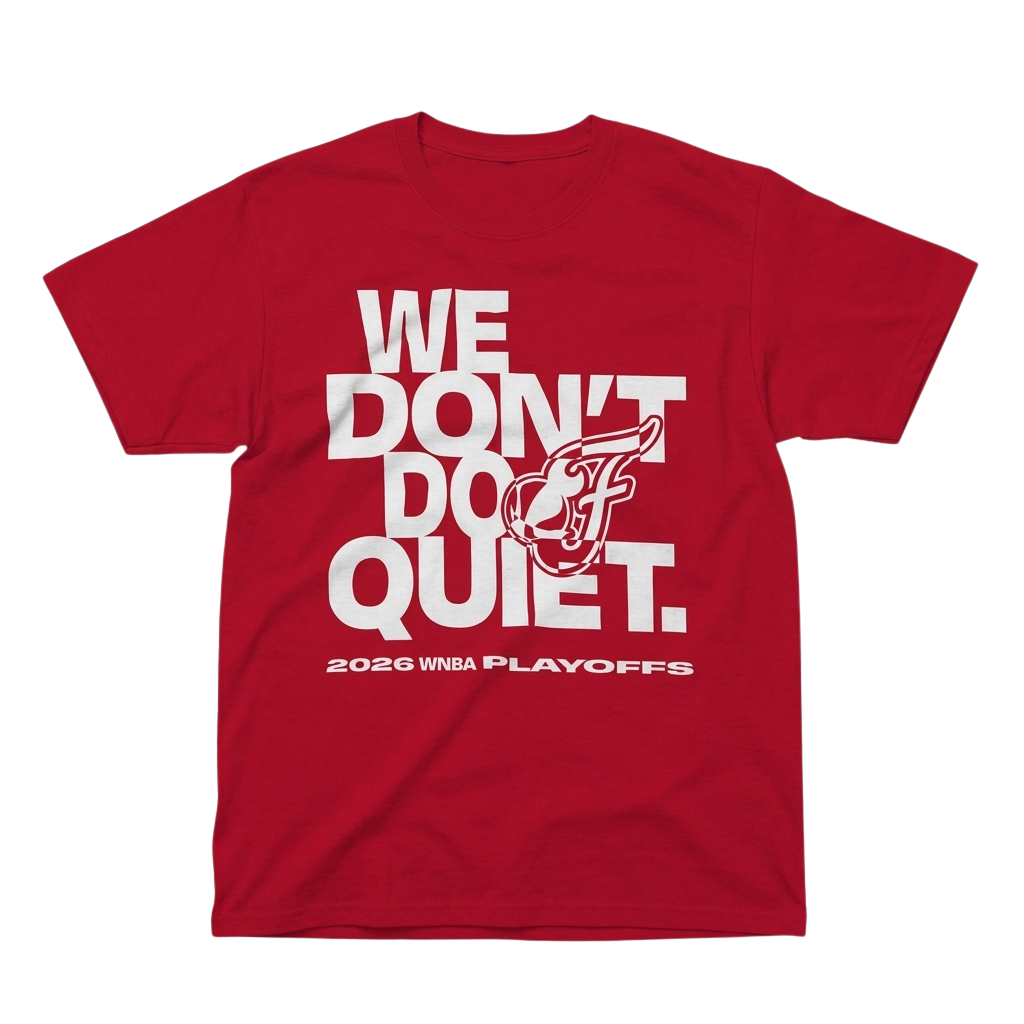 Indiana Fever We Don't Do Quiet 2026 Playoffs Shirt