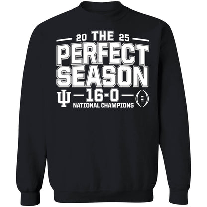 Indiana Hoosiers 2025 The Perfect Season 16-0 National Championship Shirt