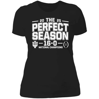 Indiana Hoosiers 2025 The Perfect Season 16-0 National Championship Shirt