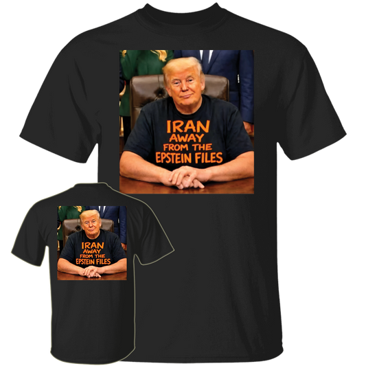 [Front + Back] Iran Away From The Epstein Files Shirt