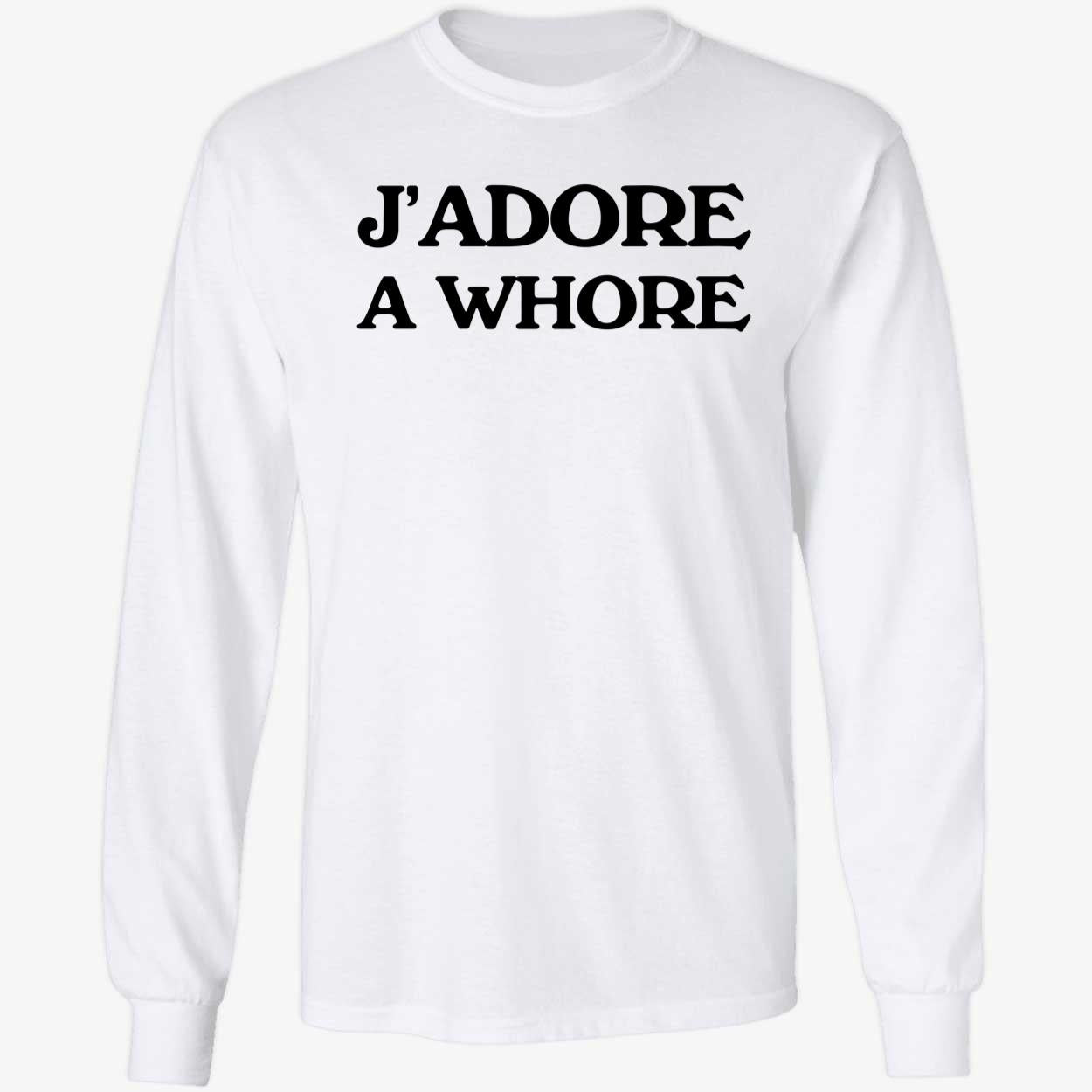 Russell Tovey J'adore A Whore Long Sleeve Shirt