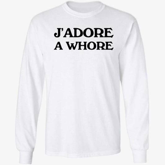 Russell Tovey J'adore A Whore Long Sleeve Shirt