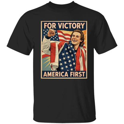 Jack Hughes For Victory America First Shirt