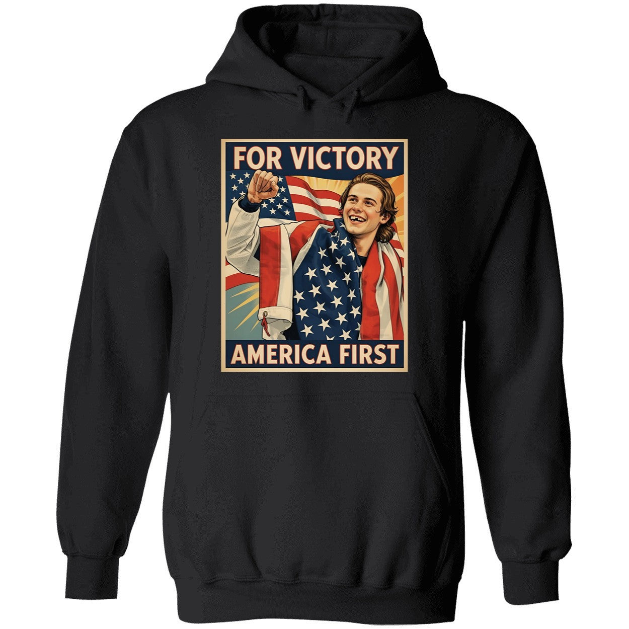 Jack Hughes For Victory America First Shirt