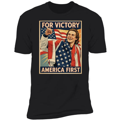 Jack Hughes For Victory America First Shirt