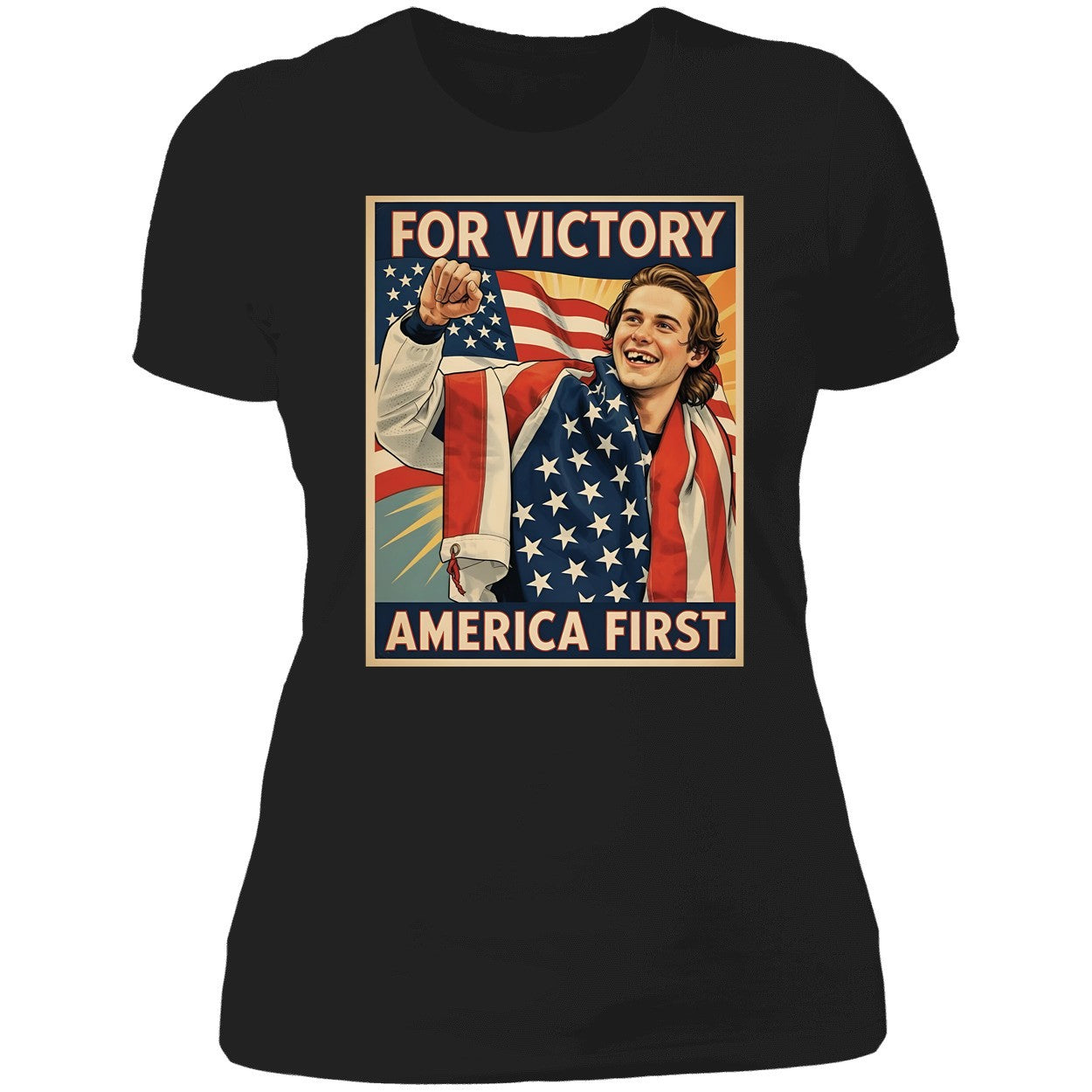 Jack Hughes For Victory America First Shirt