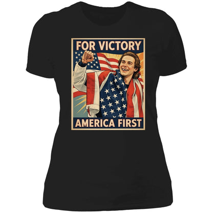 Jack Hughes For Victory America First Shirt