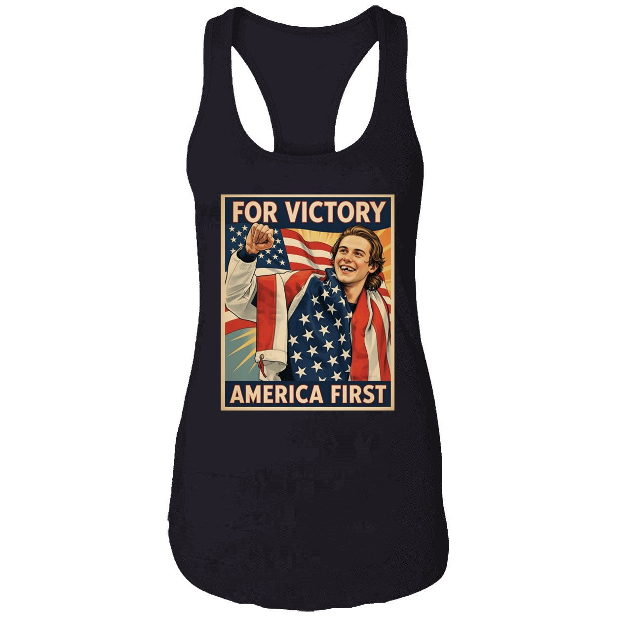 Jack Hughes For Victory America First Shirt